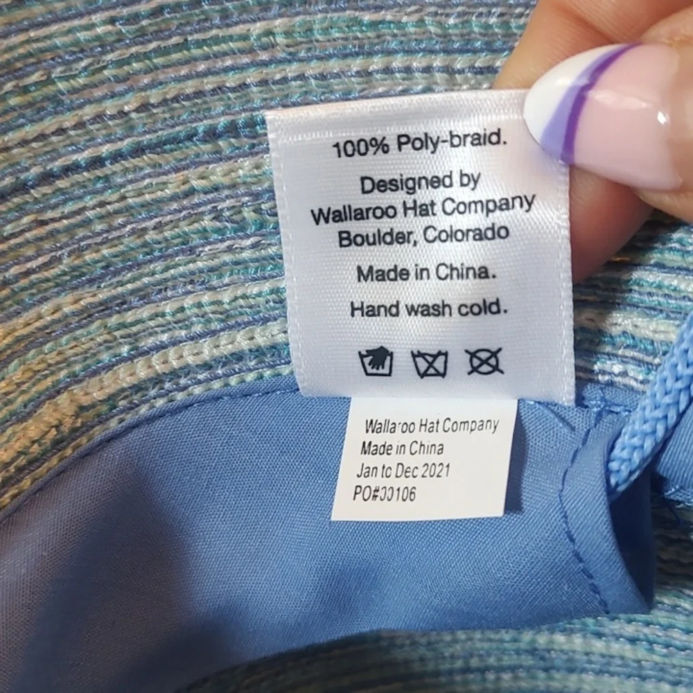 Wallaroo Hat Company | Sydney Sun Hat in Light Blue Never Worn - Picture 3 of 10